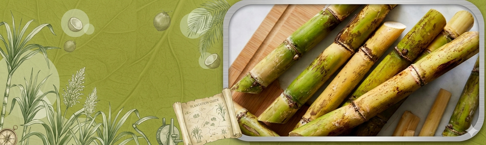 Sugarcane Sticks and Jaggery